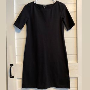 Talbots Black Short Sleeved Cotton/Spandex Dress